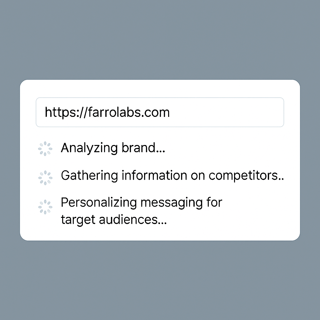 AI Research Agents interface